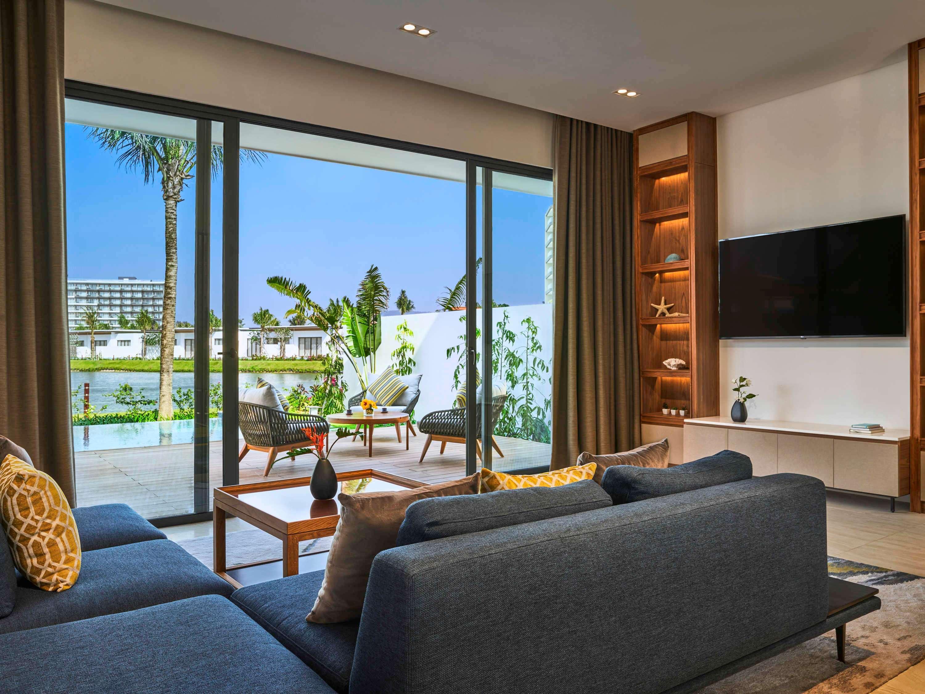 Moevenpick Villas & Residences Phu Quoc Luaran gambar A living room at the hotel